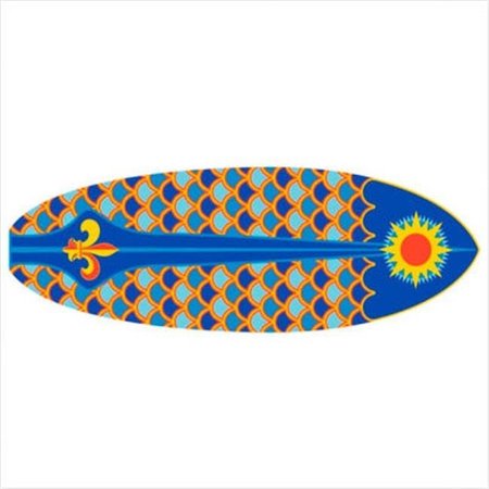 LA RUG, FUN RUGS LA Rug ST-28 1958 Surf Time Laguna Surf- Multi-Color ST-28 1958